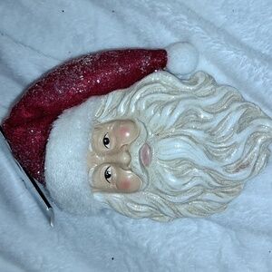 Christmas santa ornament